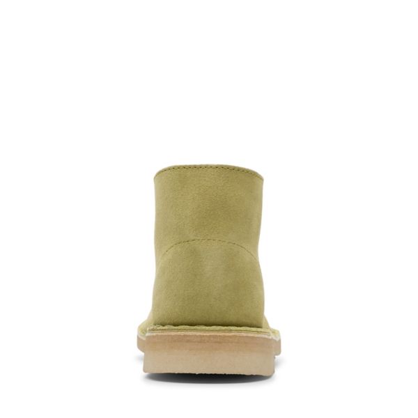 Clarks Womens Desert Boot Ankle Boots Khaki | UK-8471092